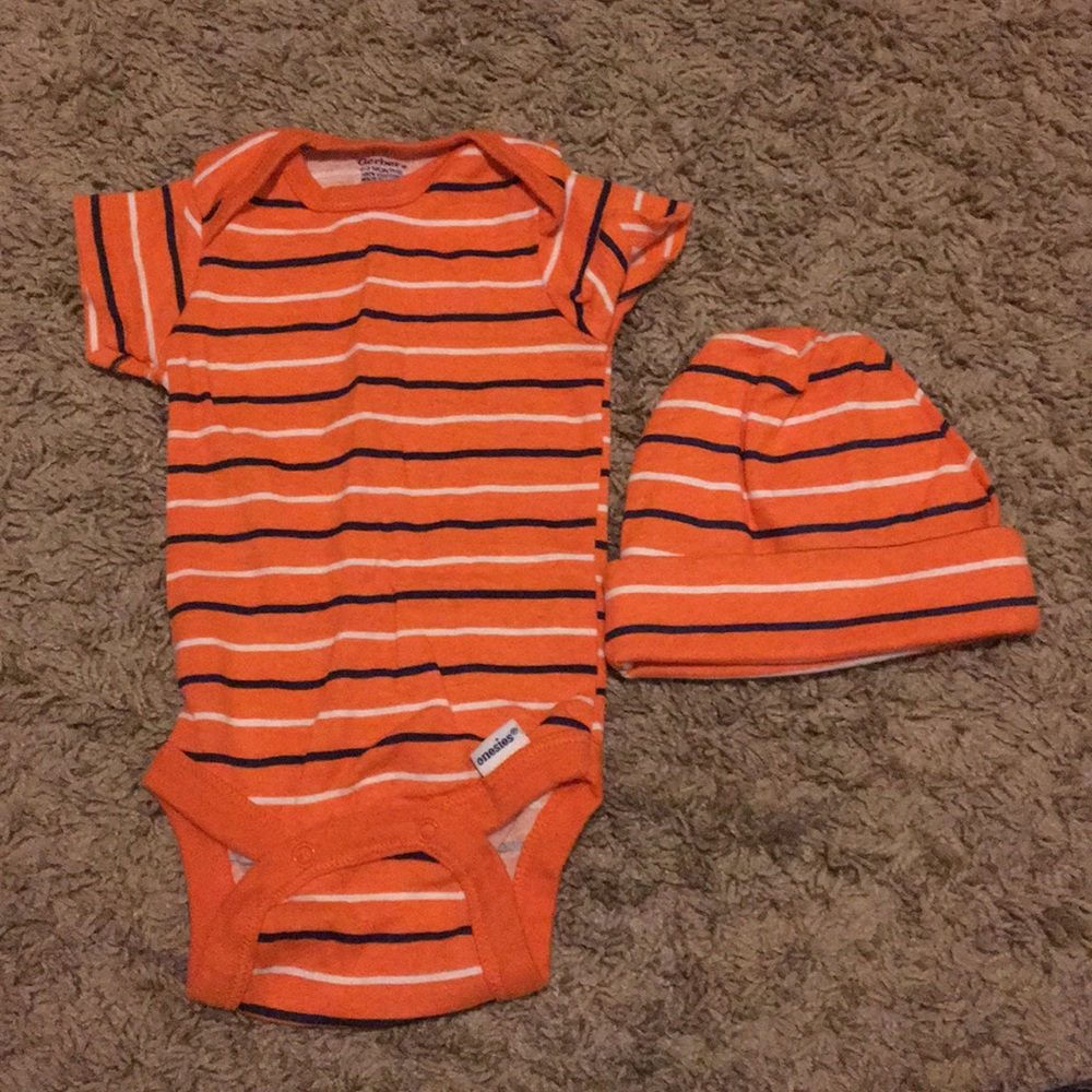 Onesie with matching hat